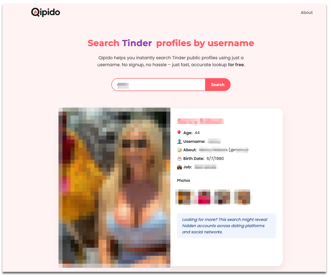 Qipido result example